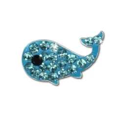Kinder Ohrring Wal blau Silber Ohrstecker Kinderschmuck TW SDO8001H