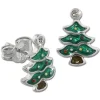 Kinder Ohrring Weihnachtsbaum Silber Ohrstecker Kinderschmuck TW SDO613G