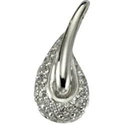 KISMA Schmuck Anhänger für Ketten weiß Sterling Silber 925 KIH0107-012