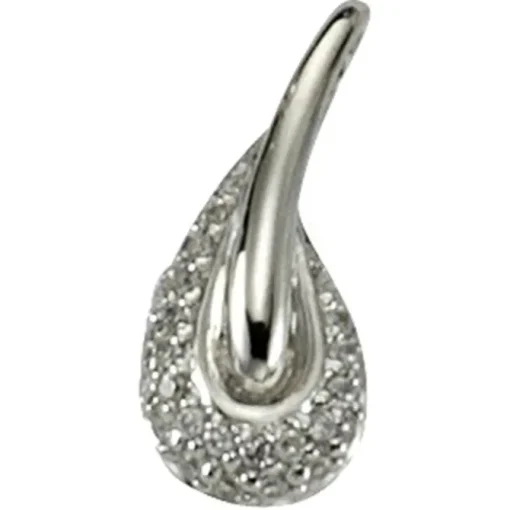 KISMA Schmuck Anhänger für Ketten weiß Sterling Silber 925 KIH0107-012