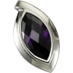 KISMA Schmuck Anhänger für Ketten lila Sterling Silber 925 KIH0108-015