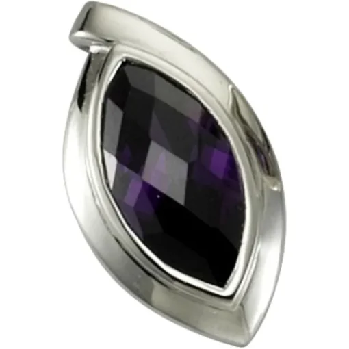 KISMA Schmuck Anhänger für Ketten lila Sterling Silber 925 KIH0108-015