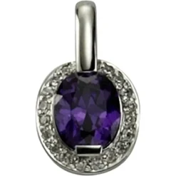 KISMA Schmuck Anhänger für Ketten lila Sterling Silber 925 KIH0105-021