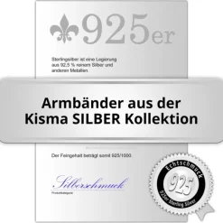 KISMA Schmuck Armband Blüte Sterling Silber 925 KIA0120-027-24