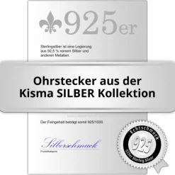 KISMA Schmuck Ohrstecker Ohrringe Sterling Silber 925 KIO0121-036