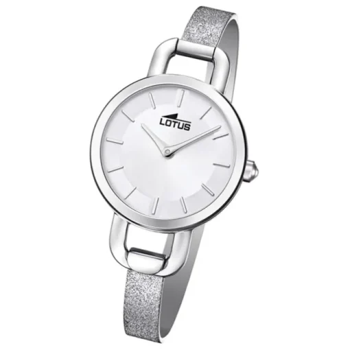 Lotus Damen Armbanduhr Bliss 18746/1 Analog Leder silber UL18746/1