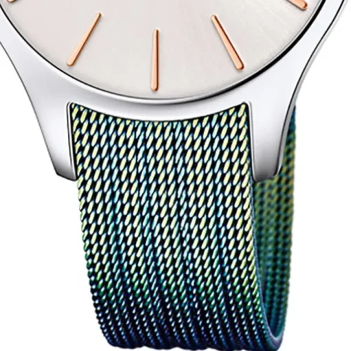 Lotus Damen Armbanduhr Bliss 18749/1 Analog Edelstahl blau grün UL18749/1