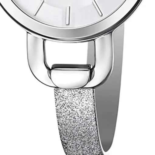 Lotus Damen Armbanduhr Bliss 18746/1 Analog Leder silber UL18746/1