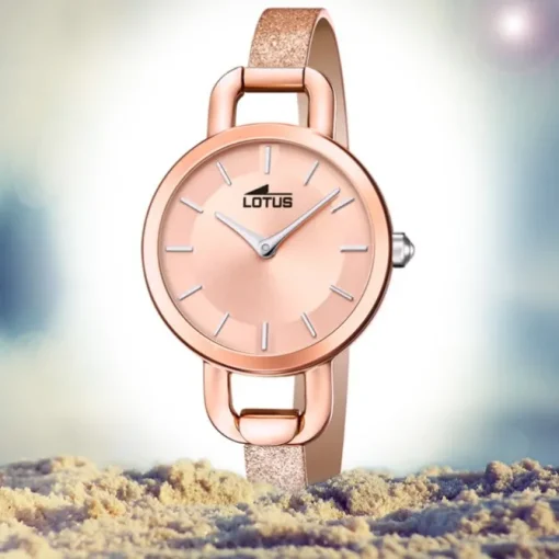 Lotus Damen Armbanduhr Bliss 18747/1 Analog Leder rosegold UL18747/1