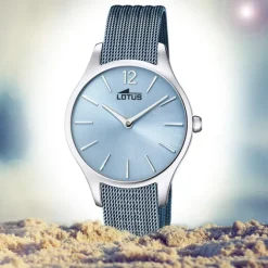 Lotus Damen Armbanduhr Bliss 18749/2 Analog Edelstahl hellblau UL18749/2