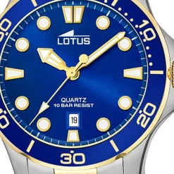 Lotus Damen Armbanduhr Sport 18763/1 Analog Edelstahl silber gold UL18763/1