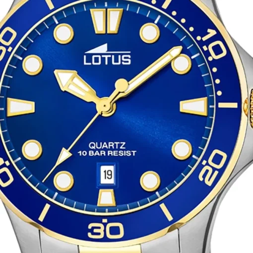 Lotus Damen Armbanduhr Sport 18763/1 Analog Edelstahl silber gold UL18763/1