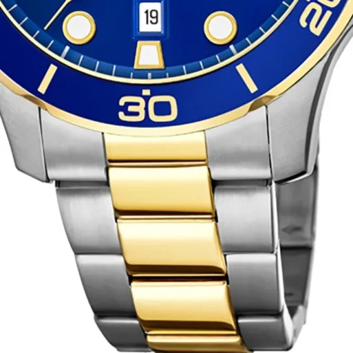 Lotus Damen Armbanduhr Sport 18763/1 Analog Edelstahl silber gold UL18763/1