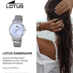 Lotus Damen Armbanduhr Trendy 18737/3 Analog Edelstahl silber UL18737/3