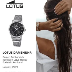 Lotus Damen Armbanduhr Trendy 18737/4 Analog Edelstahl silber UL18737/4