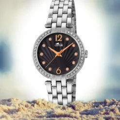 Lotus Damen-Armbanduhr Edelstahl silber 18379/2 Quarz Grace UL18379/2