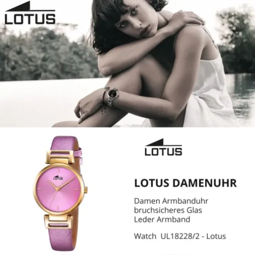 LOTUS Damen-Uhr - Woman/Trendy/Lady - Analog - Quarz - Leder - UL18228/2