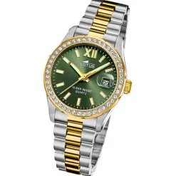 Lotus Damenuhr Edelstahl silber gold Lotus Classic Armbanduhr UL18978/2