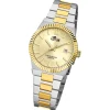 Lotus Damenuhr Edelstahl silbergold Lotus Classic Armbanduhr UL18839/2
