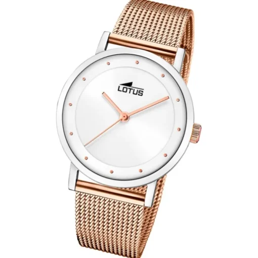 Lotus Damenuhr Edelstahl roségold Lotus Classic Armbanduhr UL18878/2