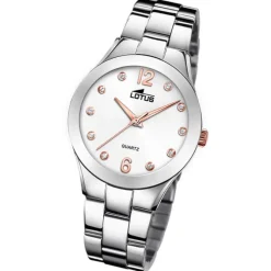 Lotus Damenuhr Edelstahl silber Lotus Classic Armbanduhr UL18884/1