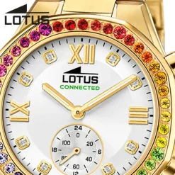 Lotus Damenuhr Edelstahl gold Lotus Classic Armbanduhr UL18925/5