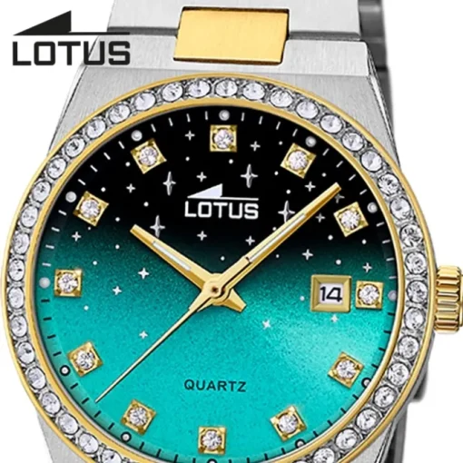 Lotus Damenuhr Edelstahl silbergold Lotus Classic Armbanduhr UL18886/2