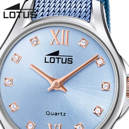 Lotus Damenuhr Edelstahl blau Lotus Classic Armbanduhr UL18799/2