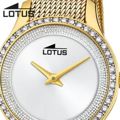 Lotus Damenuhr Edelstahl gold Lotus Classic Armbanduhr UL18827/1