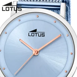 Lotus Damenuhr Edelstahl hellbau Lotus Classic Armbanduhr UL18878/1