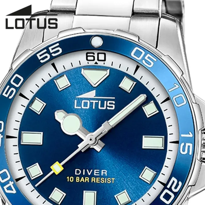 Lotus Damenuhr Edelstahl silber Lotus Classic Armbanduhr UL18936/5