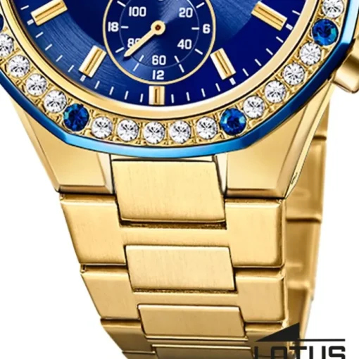 Lotus Damenuhr Edelstahl gold Lotus Classic Armbanduhr UL18925/2