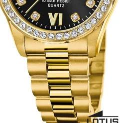 Lotus Damenuhr Edelstahl gold Lotus Classic Armbanduhr UL18979/2