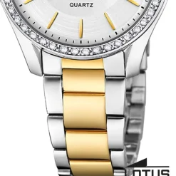 Lotus Damenuhr Edelstahl silbergold Lotus Classic Armbanduhr UL18797/1