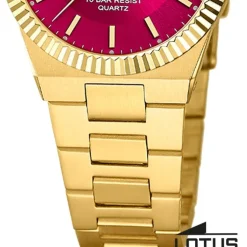 Lotus Damenuhr Edelstahl gold Lotus Classic Armbanduhr UL18840/2
