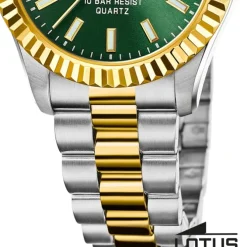Lotus Damenuhr Edelstahl silber gold Lotus Classic Armbanduhr UL18931/3