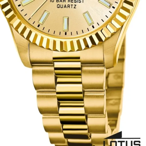 Lotus Damenuhr Edelstahl gold Lotus Classic Armbanduhr UL18932/2