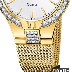Lotus Damenuhr Edelstahl gold Lotus Classic Armbanduhr UL18895/1