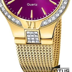 Lotus Damenuhr Edelstahl gold Lotus Classic Armbanduhr UL18895/3