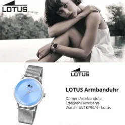 Lotus Damenuhr Edelstahl silber Lotus Classic Armbanduhr UL18790/4