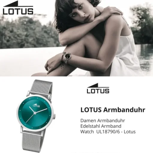 Lotus Damenuhr Edelstahl silber Lotus Classic Armbanduhr UL18790/6
