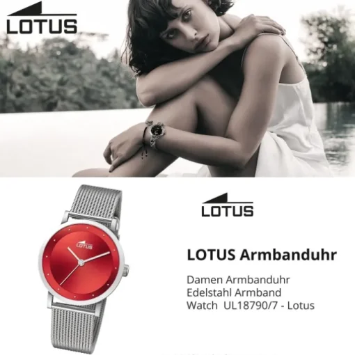Lotus Damenuhr Edelstahl silber Lotus Classic Armbanduhr UL18790/7
