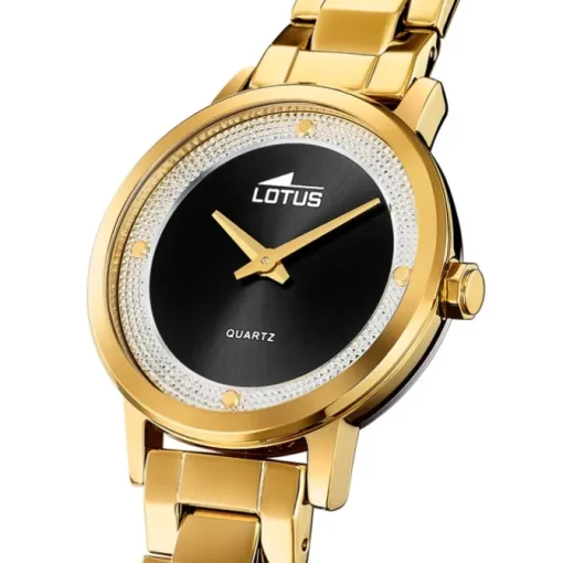 Lotus Damenuhr Edelstahl gold Lotus Classic Armbanduhr UL18893/4
