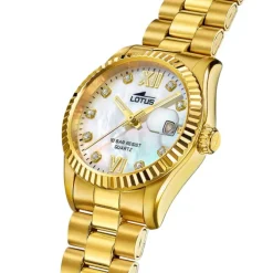 Lotus Damenuhr Edelstahl gold Lotus Classic Armbanduhr UL18932/1