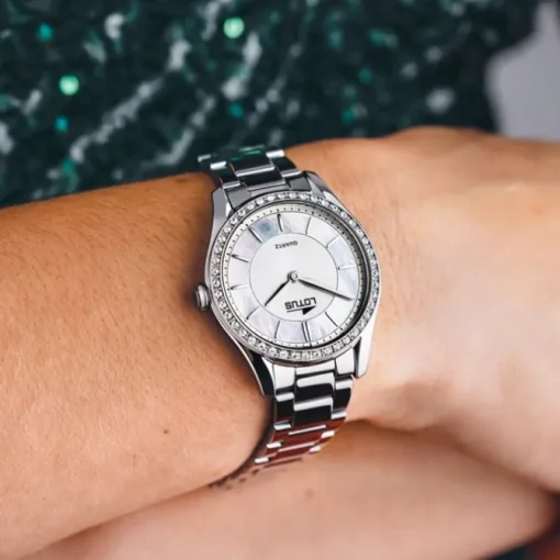 Lotus Damenuhr Edelstahl silber Lotus Classic Armbanduhr UL18796/1