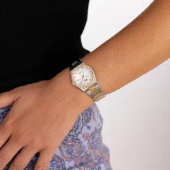 Lotus Damenuhr Edelstahl silbergold Lotus Classic Armbanduhr UL18886/1