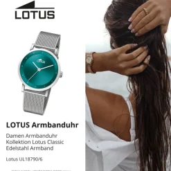 Lotus Damenuhr Edelstahl silber Lotus Classic Armbanduhr UL18790/6