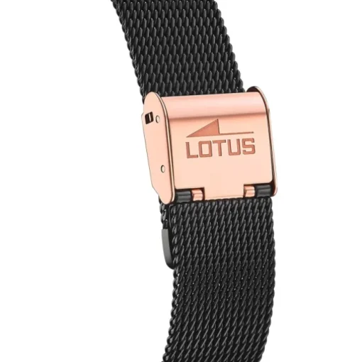 Lotus Damenuhr Edelstahl schwarz Lotus Classic Armbanduhr UL18880/1