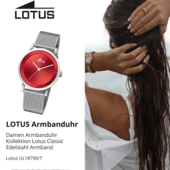 Lotus Damenuhr Edelstahl silber Lotus Classic Armbanduhr UL18790/7