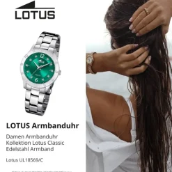 Lotus Damenuhr Edelstahl silber Lotus Classic Armbanduhr UL18569/C